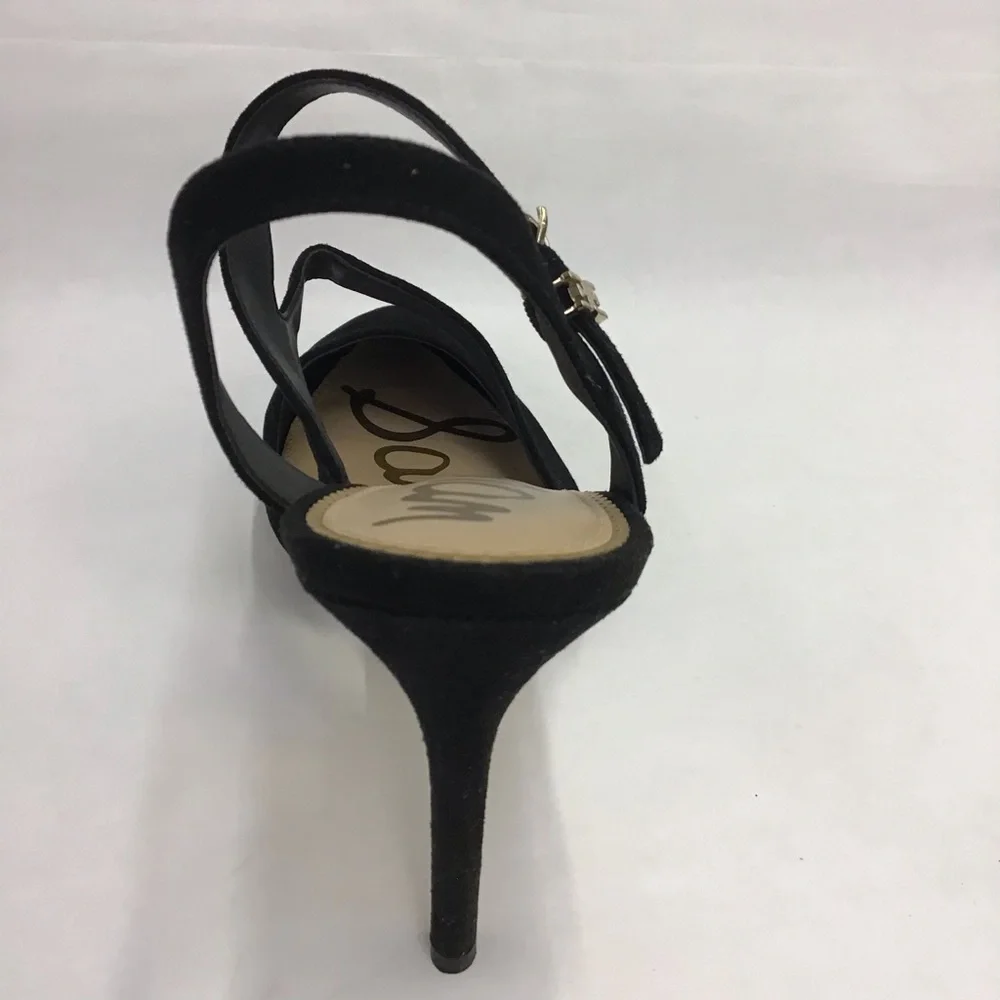 Sam Edelman Strappy Hollyn Slingback Pumps Black Size:9.5
